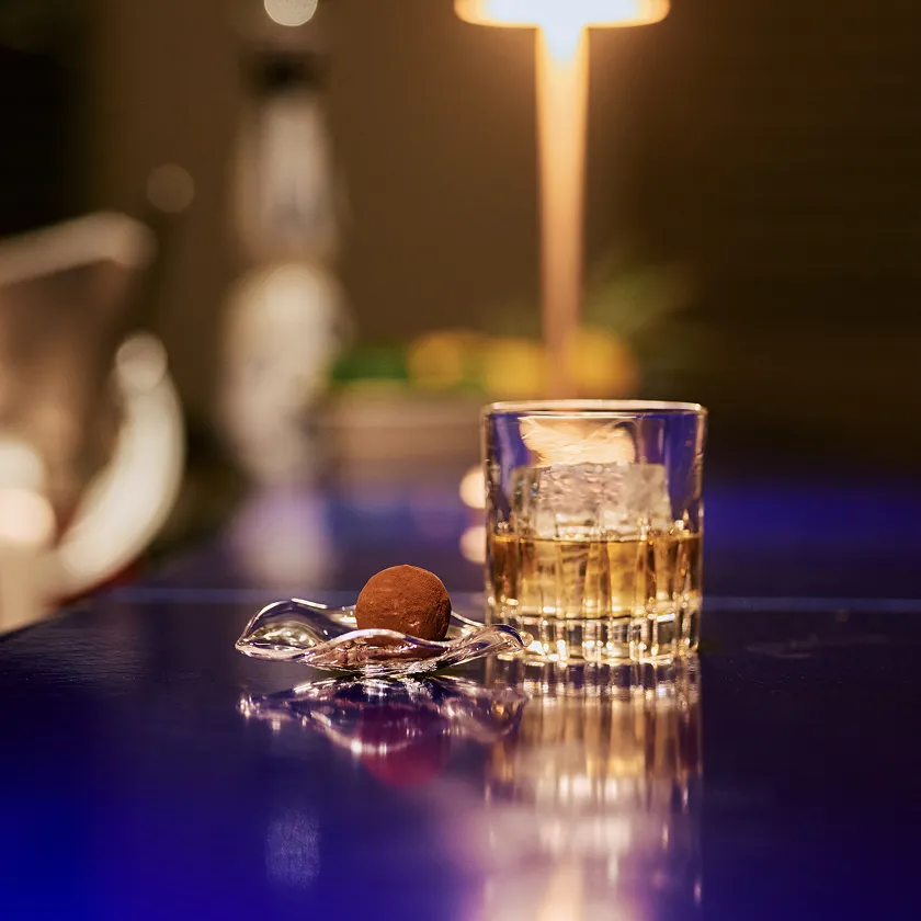 ウイスキーとコキーユ