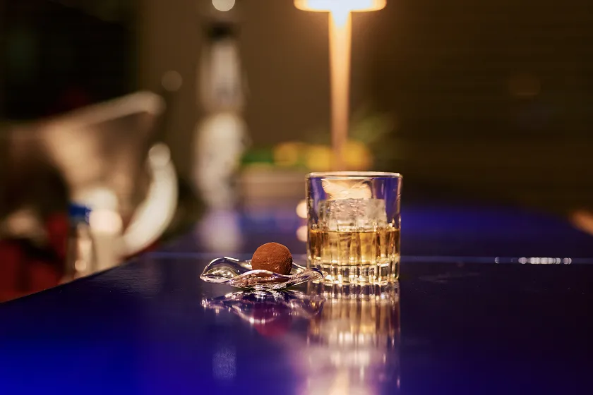 ウイスキーとコキーユ